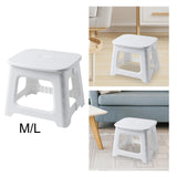 Maxbell Folding Step Stool Compact Foot Rest Stool Foldable Stools Sturdy Kids Stool 23cmx18cmx20cm