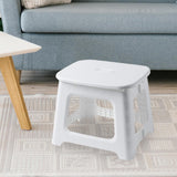 Maxbell Folding Step Stool Compact Foot Rest Stool Foldable Stools Sturdy Kids Stool 23cmx18cmx20cm