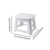 Maxbell Folding Step Stool Compact Foot Rest Stool Foldable Stools Sturdy Kids Stool 27.5cmx23.5cmx23cm