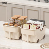 Maxbell Storage Container Sundries Organizer Bin for Cabinet Shelf Garage Under Sink