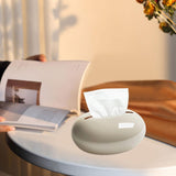 Maxbell Tissue Holder Napkin Dispenser Facial Tissue Holder for Bathroom Home Toilet Cream Single Layer