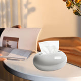 Maxbell Tissue Holder Napkin Dispenser Facial Tissue Holder for Bathroom Home Toilet White Single Layer