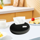 Maxbell Tissue Holder Napkin Dispenser Facial Tissue Holder for Bathroom Home Toilet Black Single Layer