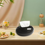 Maxbell Tissue Holder Napkin Dispenser Facial Tissue Holder for Bathroom Home Toilet Black Double Layer