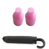 Maxbell 2Pcs Stick Umbrella Cover Kids Rain Umbrella Sleeve for Hiking Travel Indoor Pink