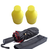 Maxbell 2Pcs Stick Umbrella Cover Kids Rain Umbrella Sleeve for Hiking Travel Indoor Yellow