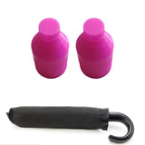 Maxbell 2Pcs Stick Umbrella Cover Kids Rain Umbrella Sleeve for Hiking Travel Indoor Rose Red