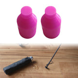 Maxbell 2Pcs Stick Umbrella Cover Kids Rain Umbrella Sleeve for Hiking Travel Indoor Rose Red