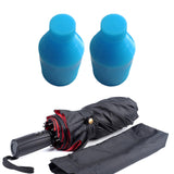 Maxbell 2Pcs Stick Umbrella Cover Kids Rain Umbrella Sleeve for Hiking Travel Indoor Sky Blue