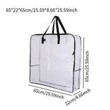 Maxbell Large Clear Duffle Bag Holder Carrier Organizer for Under Bed Traveling Toys