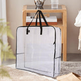 Maxbell Large Clear Duffle Bag Holder Carrier Organizer for Under Bed Traveling Toys