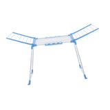 Maxbell Floor Standing Foldable Clothes Drying Rack for Yard Indoor Outdoor Bathroom Blue