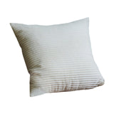 Maxbell Corduroy Pillow Cover 45x45 cm Modern Pillow Case for Bed Guest Room Bedroom White