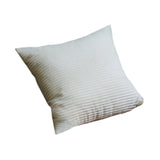 Maxbell Corduroy Pillow Cover 45x45 cm Modern Pillow Case for Bed Guest Room Bedroom White