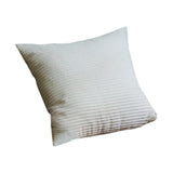 Maxbell Corduroy Pillow Cover 45x45 cm Modern Pillow Case for Bed Guest Room Bedroom White