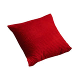 Maxbell Corduroy Pillow Cover 45x45 cm Modern Pillow Case for Bed Guest Room Bedroom Red