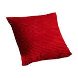 Maxbell Corduroy Pillow Cover 45x45 cm Modern Pillow Case for Bed Guest Room Bedroom Red