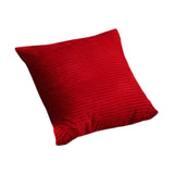 Maxbell Corduroy Pillow Cover 45x45 cm Modern Pillow Case for Bed Guest Room Bedroom Red