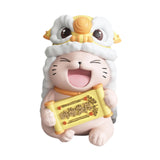 Maxbell Lucky Cat Figures Table Centerpiece Crafts Sculpture for Desk Cabinet Office gold