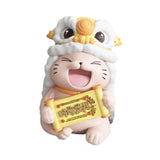 Maxbell Lucky Cat Figures Table Centerpiece Crafts Sculpture for Desk Cabinet Office gold