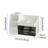 Maxbell Cosmetic Organizer Supplies Makeup Storage Box for Bathroom Bedroom Lipstick