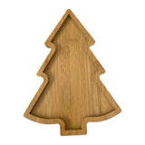 Maxbell Christmas Serving Tray Dish Serving Platter for Entertaining Kitchen Wedding Style B