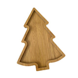 Maxbell Christmas Serving Tray Dish Serving Platter for Entertaining Kitchen Wedding Style B