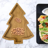 Maxbell Christmas Serving Tray Dish Serving Platter for Entertaining Kitchen Wedding Style B