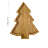 Maxbell Christmas Serving Tray Dish Serving Platter for Entertaining Kitchen Wedding Style B