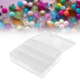 Maxbell Bead Organizer Box Mini Transparent for Hardware Small Items Nail Decoration