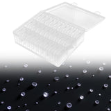 Maxbell Bead Organizer Box Mini Transparent for Hardware Small Items Nail Decoration