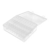 Maxbell Bead Organizer Box Mini Transparent for Hardware Small Items Nail Decoration