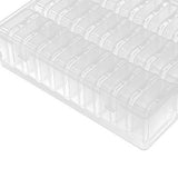 Maxbell Bead Organizer Box Mini Transparent for Hardware Small Items Nail Decoration