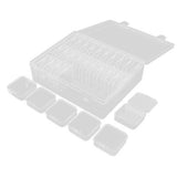 Maxbell Bead Organizer Box Mini Transparent for Hardware Small Items Nail Decoration
