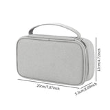 Maxbell Travel Cable Organizer Travel Case for Charger Hard Disk Digital Accessories Light Gray