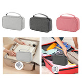 Maxbell Travel Cable Organizer Travel Case for Charger Hard Disk Digital Accessories Light Gray