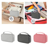 Maxbell Travel Cable Organizer Travel Case for Charger Hard Disk Digital Accessories Light Gray