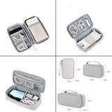 Maxbell Travel Cable Organizer Travel Case for Charger Hard Disk Digital Accessories Light Gray