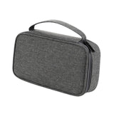 Maxbell Travel Cable Organizer Travel Case for Charger Hard Disk Digital Accessories Dark Gray