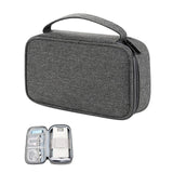 Maxbell Travel Cable Organizer Travel Case for Charger Hard Disk Digital Accessories Dark Gray