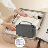 Maxbell Travel Cable Organizer Travel Case for Charger Hard Disk Digital Accessories Dark Gray