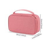 Maxbell Travel Cable Organizer Travel Case for Charger Hard Disk Digital Accessories Pink