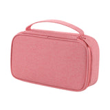 Maxbell Travel Cable Organizer Travel Case for Charger Hard Disk Digital Accessories Pink