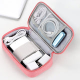 Maxbell Travel Cable Organizer Travel Case for Charger Hard Disk Digital Accessories Pink