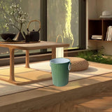 Maxbell Tea Dregs Drainage Bucket Detachable with Lids Bins for Kitchen Hotel Office green