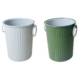 Maxbell Tea Dregs Drainage Bucket Detachable with Lids Bins for Kitchen Hotel Office green