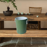 Maxbell Tea Dregs Drainage Bucket Detachable with Lids Bins for Kitchen Hotel Office green