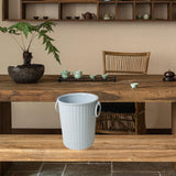 Maxbell Tea Dregs Drainage Bucket Detachable with Lids Bins for Kitchen Hotel Office gray