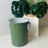 Maxbell Tea Dregs Drainage Bucket Detachable with Lids Bins for Kitchen Hotel Office gray
