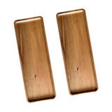 Maxbell 2x Wood Serving Trays Simple Coffee Trays for Themed Party Tea Room Home Use Rectangle 29x10.5 cm